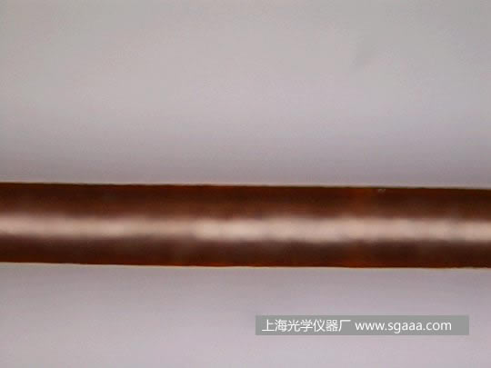 顯微鏡下看被燙、染后損傷的頭發(fā)